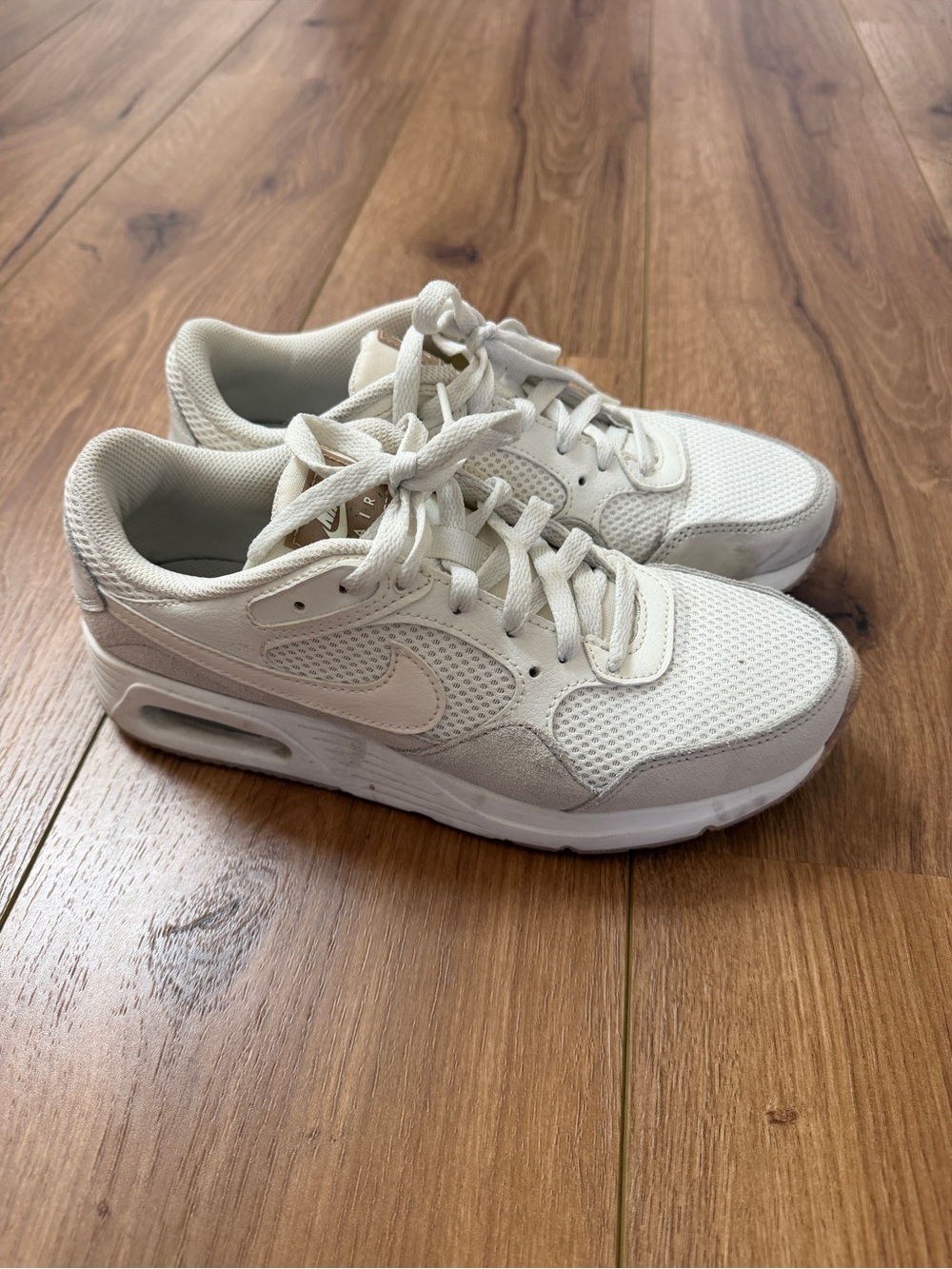 Nike Off-White/Cream Low-Top Air Sneakers